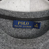 ポロ ラルフローレン ニット ロゴ 刺繍 グレー