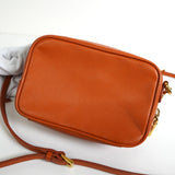 プラダ サフィアーノ レザー ミニ ショルダーバッグ ポシェット オレンジ - NEWSED