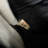 プラダ テスート ポコノ ナイロン ロゴ ハンドバッグ ブラック - NEWSED