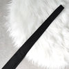 Prada Triangle Plaque Triangle Logo Narrow Tie Black