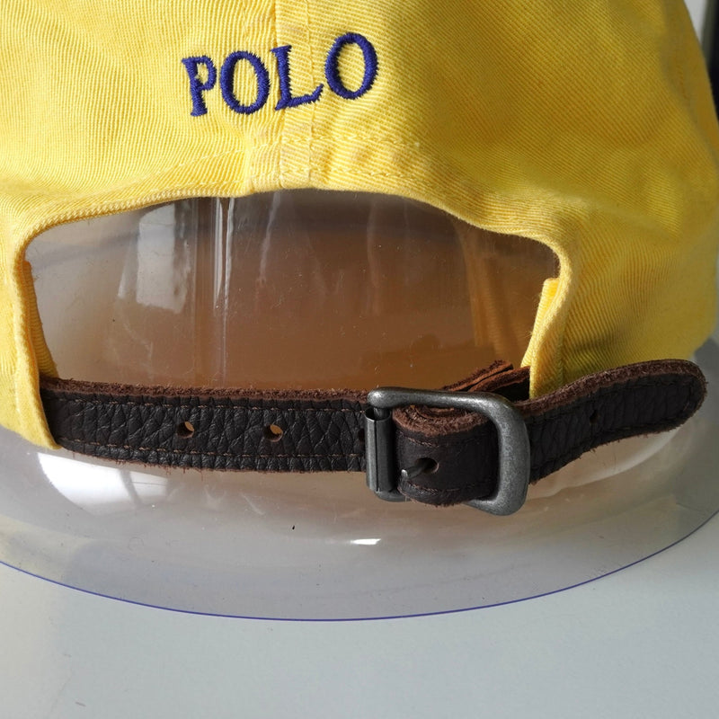 ポロ ラルフローレン ロゴ キャップ イエロー - NEWSED