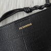 ジルサンダー タングル スモール ロゴ レザー ショルダーバッグ ブラック