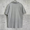 Fred Perry 徽标刺绣灰色短袖 Polo 衫