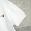 Maison Kitsune 狐狸头短袖 Polo 衫 白色