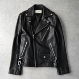 ビバスタジオ 本革 グレインレザー ダブル ライダースジャケット レザージャケット ブラック メンズ - NEWSED