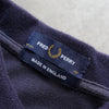 Fred Perry 徽标刺绣海军蓝/驼色短袖 Polo 衫