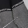 Christian Dior 黑色/白色千鸟格针织衫