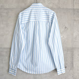 アミパリス アミパリ ハートロゴ ストライプ柄 長袖シャツ ライト