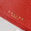 セリーヌ サークル金具 レザー 二つ折り財布 レッド