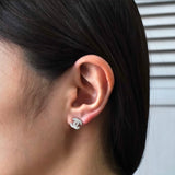 シャネル ココマーク ラインストーン ピアス シルバー - NEWSED