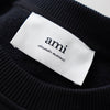 Ami Paris 黑色心形徽标运动衫（带标签）