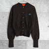 Vivienne Westwood Orb Knit Cardigan for Women, Brown