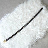 セリーヌ ヴィンテージ 輪馬車 サルキー レザー ベルト ブラック - NEWSED