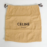 セリーヌ トリオンフ レザー ショルダーバッグ ホワイト - NEWSED