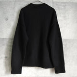 アミパリ アミ パリス ハートロゴ ニット ブラック - NEWSED