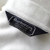 Burberry 白色复古徽标刺绣短袖 Polo 衫