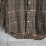 バーバリー ヴィンテージ ノバチェック 長袖シャツ カーキ - NEWSED