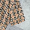 Burberry London Nova 米色格纹短袖衬衫