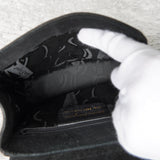 サルバトーレ フェラガモ ゴールド ガンチーニ スエード ミニ ハンドバッグ 自立型 ブラック - NEWSED