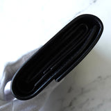 セリーヌ レザー スモール トリフォールドウォレット 二つ折り財布 ブラック - NEWSED