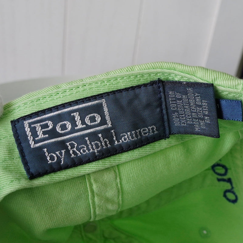 ポロ ラルフローレン ロゴ キャップ グリーン - NEWSED