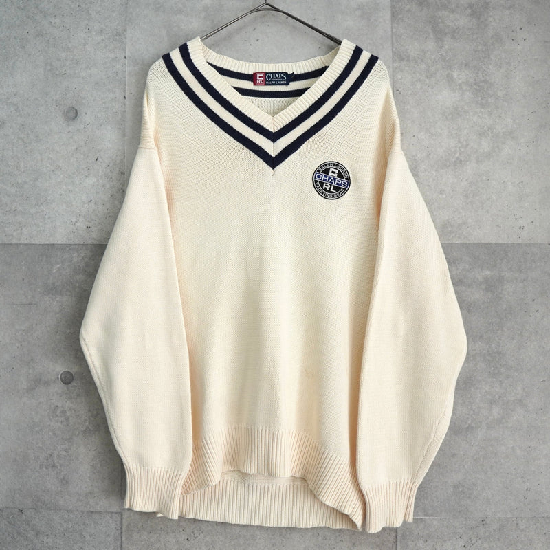 チャップス ラルフローレン チルデンニット アイボリー - NEWSED