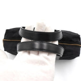 シャネル ニュートラべルライン キャンバス / レザー ハンドバッグ ボーリングバッグ ブラック - NEWSED