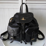 ヴィヴィアン ウエストウッド オーブ レザー バックパック リュックサック - NEWSED