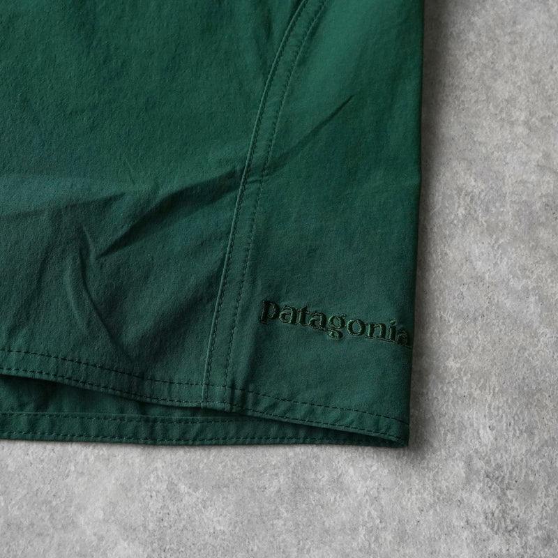 パタゴニア ロゴ 刺繍 ハーフパンツ ショートパンツ グリーン - NEWSED