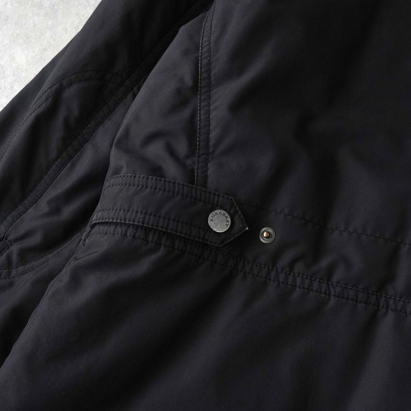 バーバリー ホースロゴ刺繍 ダウンジャケット ブラック - NEWSED