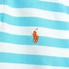 Polo Ralph Lauren Logo Border Short Sleeve Polo Shirt Blue/White
