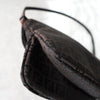 Fendi Mamma Bucket Zucchino Double Flap Nylon Canvas One Shoulder Bag Brown