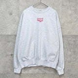 マルディメクルディ ワンポイント刺繍 スウェット ホワイトグレー - NEWSED