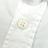 Fred Perry 白色徽标刺绣长袖衬衫