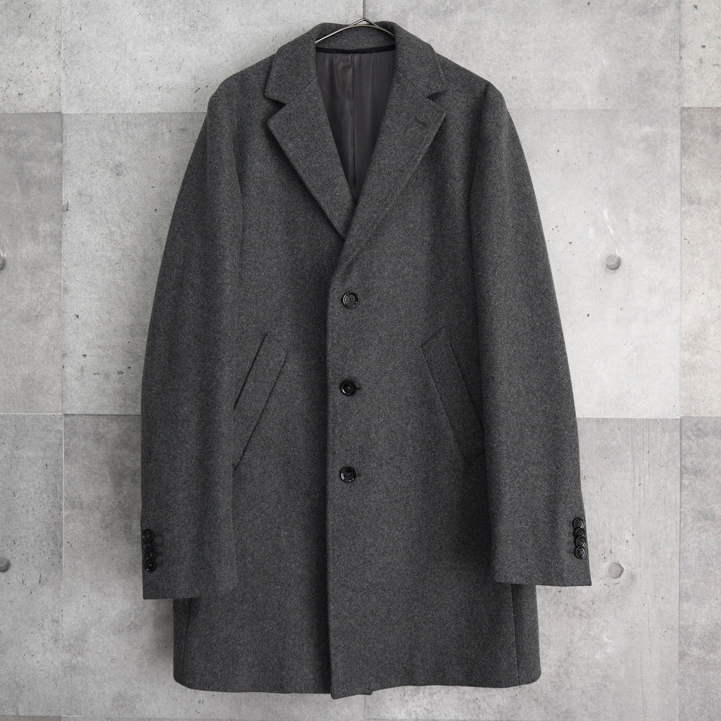 マヌエル リッツ シングル チェスターコート グレー