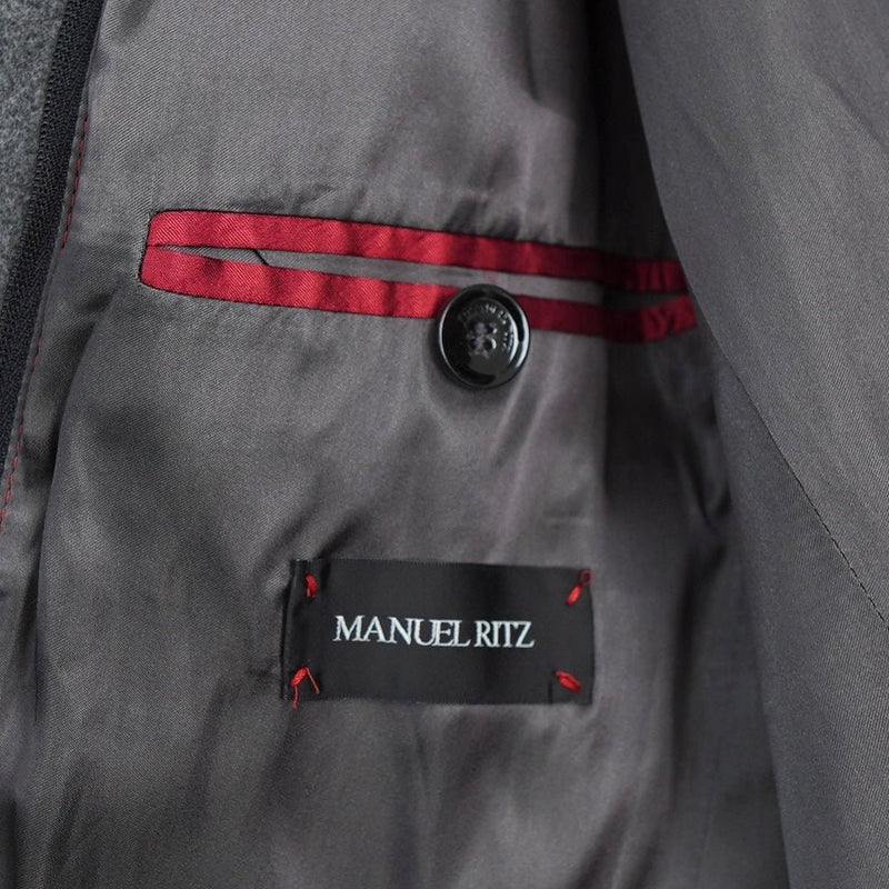 マヌエル リッツ シングル チェスターコート グレー - NEWSED