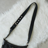 プラダ ポコノ テスート ナイロン / レザー トライアングルロゴ ショルダーバッグ ブラック - NEWSED