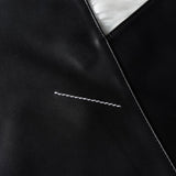 エムエムシックス メゾン マルジェラ レザー ジャパニーズバッグ チェーン ショルダーバッグ ブラック - NEWSED