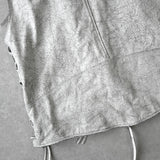 エムエムシックス メゾン マルジェラ オーバーサイズ ペンキ加工 ダブル ライダース ベスト ホワイト - NEWSED