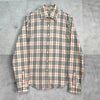 バーバリー ノバチェック柄 長袖シャツ レディース ベージュ