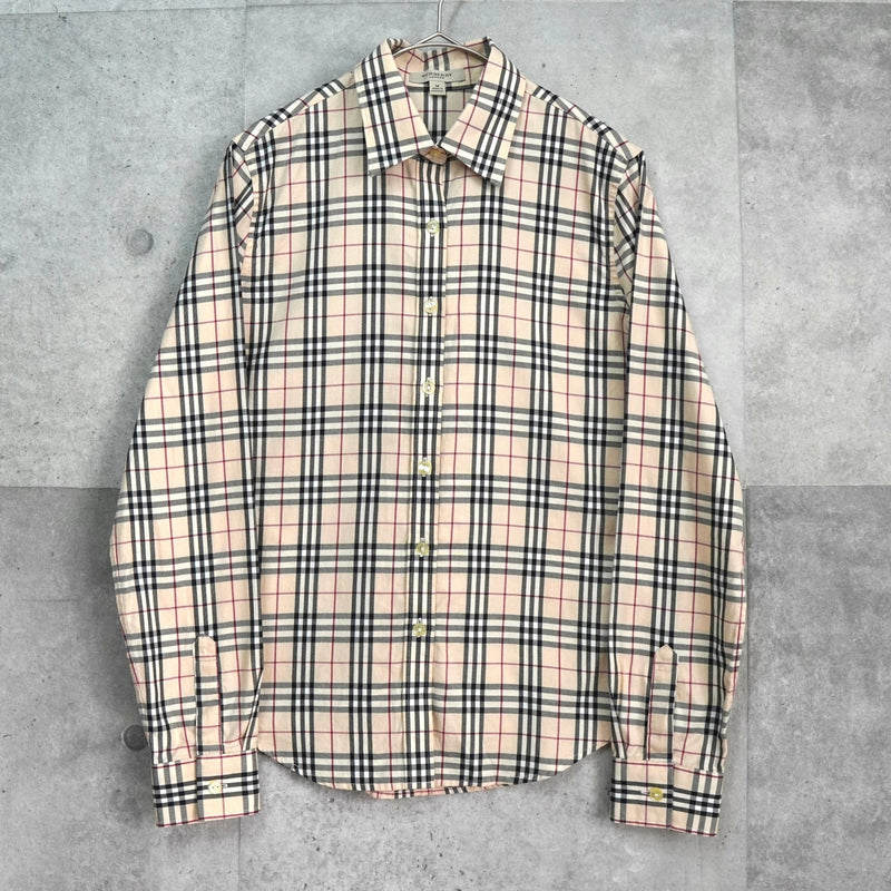 バーバリー ノバチェック柄 長袖シャツ レディース ベージュ - NEWSED
