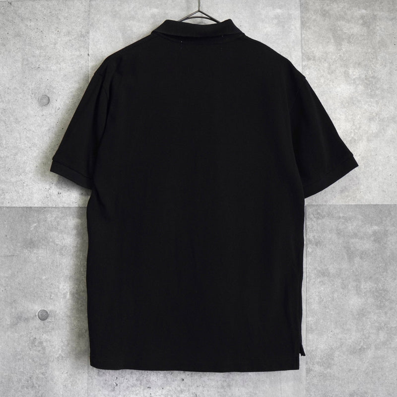 プレイ コムデギャルソン ハート ロゴ 半袖ポロシャツ ブラック - NEWSED