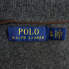 ポロ ラルフローレン フルジップ ドライバーズ ニット スモールポニー グレー