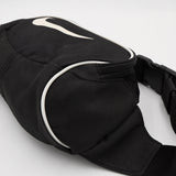 ナイキ ロゴ ウエストポーチ ボディバッグ ブラック - NEWSED