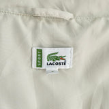 ラコステ バックロゴ ブルゾン ナイロンジャケット ロゴパッチ オフホワイト - NEWSED