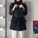 プラダ ポコノ テスート ナイロン ミニ リュックサック ブラック - NEWSED