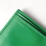 セリーヌ ゴールド ガンチーニ レザー 二つ折り財布 グリーン - NEWSED