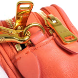 ミュウミュウ マテラッセ レザー ショルダーバッグ オレンジ - NEWSED