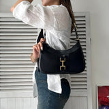 グッチ ジャッキー ワンショルダーバッグ キャンバス / レザー ブラック - NEWSED