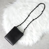 Jil Sander Tangle 小号皮革单肩包（黑色）